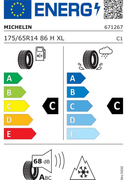 175/65 R14 86H Xl Crossclimate + Oto 4 Mevsim Lastiği ( Üretim Yılı: 2024 )