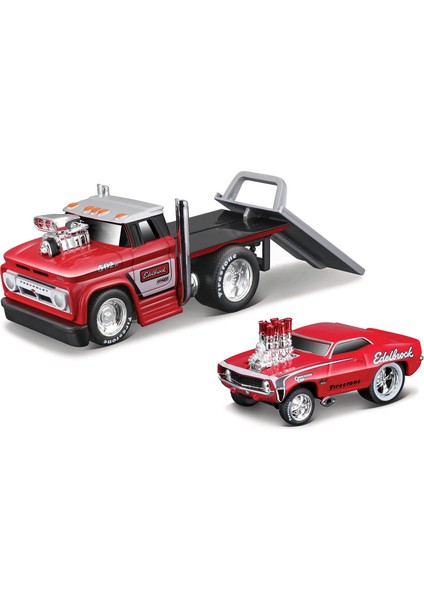 Muscle Machines Taşıyıcı ve Araç Set 1/64 02 59049