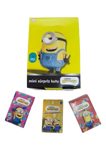 Minions Mini Kutu Eğlenceli Karakterli Sticker Nostajik Mini Kutu 24 Adet fiyatları