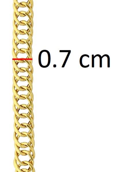 22 Ayar Altın Gurmet Zincir Bileklik fırsatları