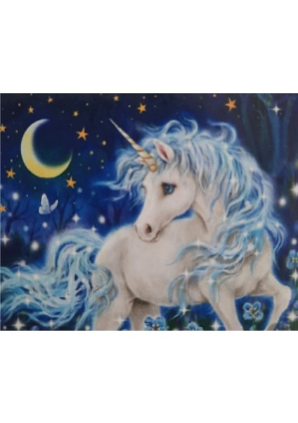 Hi Stone 5d Elmas Taş Işleme Kiti 30X40 cm Unicorn Desen