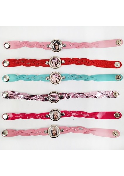 Black Pink Hediyelik Bileklik (6 Adet)