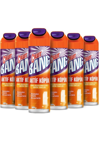 Aktif Köpük Sprey Yüzey Temizleyici 6 x 600 ml fiyatları