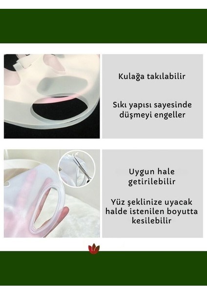 - Yüz Maskesi Koruyucu & Sabitleyici - Kağıt Maske Sabitleyici - Mor fırsatları