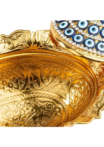 Nazar Büyük Oval Kapaklı Şekerlik Altın fırsatları