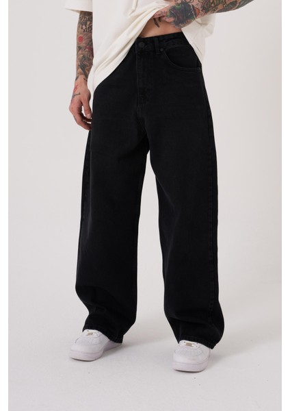 Erkek Oversize Baggy Jean Shadow