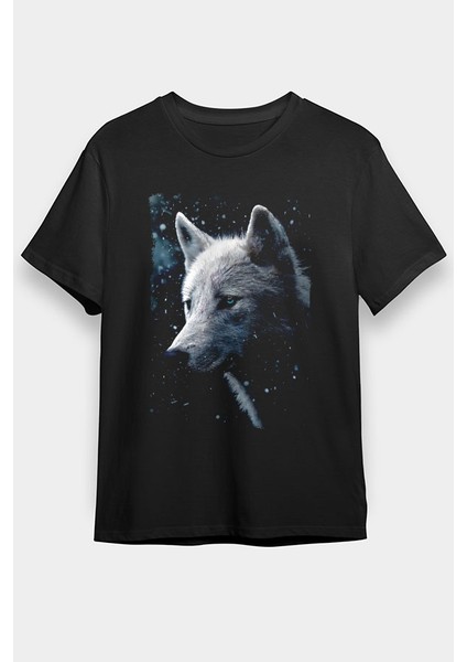 Kurt Siyah Unisex Tişört T-Shirt
