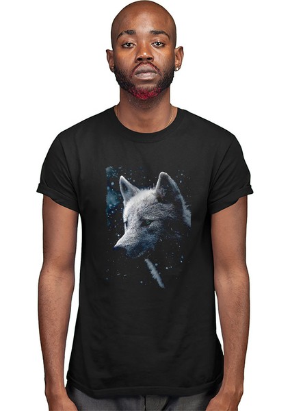 Kurt Siyah Unisex Tişört T-Shirt modelleri