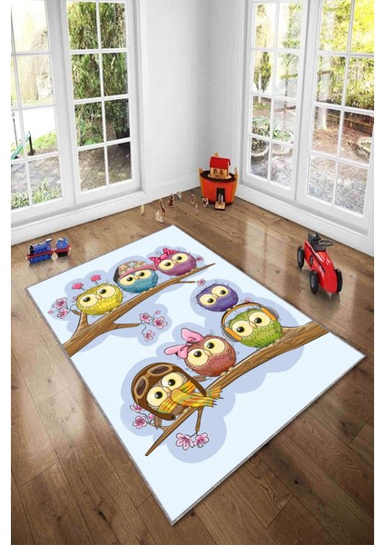 Ekonomik Desenli Renkli Dijital Baskı Yıkanabilir Kaymaz Taban Modern Çocuk Halısı.(Süngersiz) fiyatları