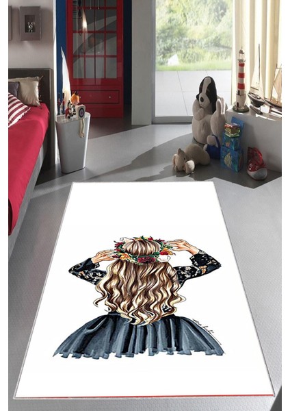 Desenli Renkli Dijital Baskı Yıkanabilir Kaymaz Taban Modern Çocuk Halısı ve Yolluk. fiyatları