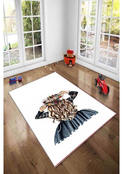 Desenli Renkli Dijital Baskı Yıkanabilir Kaymaz Taban Modern Çocuk Halısı ve Yolluk. modelleri