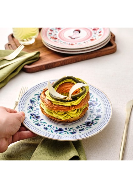 Frida Kahlo 6 Parça Porselen Pasta Seti 19 cm fırsatları