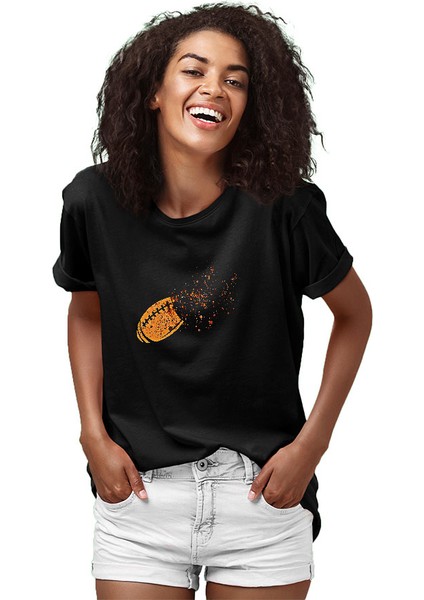 Amerikan Futbolu - American Football Siyah Unisex Tişört T-Shirt fiyatları