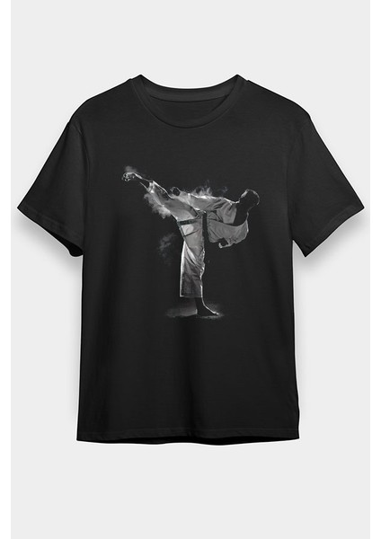 Taekwondo Siyah Unisex Tişört T-Shirt