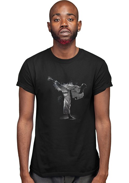 Taekwondo Siyah Unisex Tişört T-Shirt