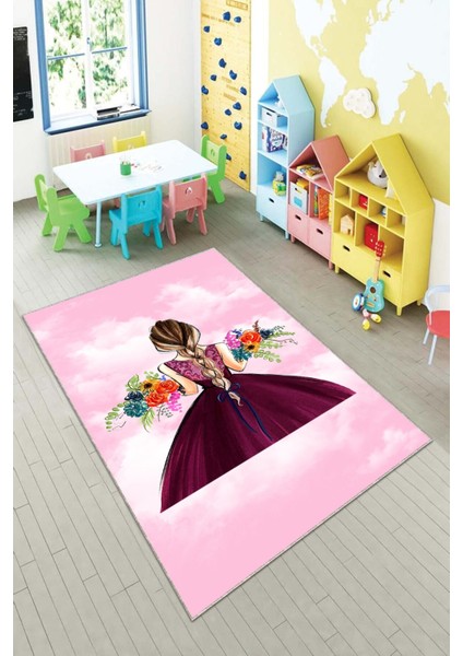 Desenli Renkli Dijital Baskılı Yıkanabilir Kaymaz Taban Modern Mutfak Halısı (Süngersiz) fiyatları