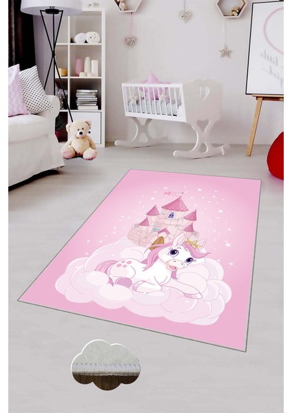 Desenli Renkli Dijital Baskılı Yıkanabilir Kaymaz Taban Modern Mutfak Halısı (Süngersiz)