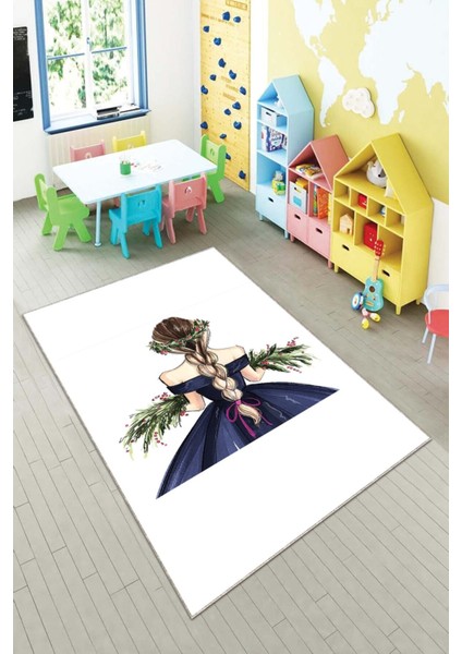 Desenli Renkli Dijital Baskılı Yıkanabilir Kaymaz Taban Modern Mutfak Halısı (Süngersiz) fiyatları