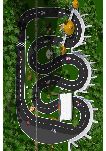 Desenli Renkli Dijital Baskı Yıkanabilir Kaymaz Taban Modern Çocuk Halısı ve Yolluk. modelleri
