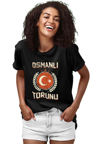 Osmanlı Torunu Siyah Unisex Tişört T-Shirt fiyatları