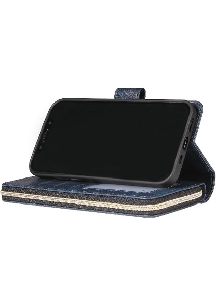 Iphone 12 Için Pro Max Fermuar Cep Flip Kapak ile El Telefon Kılıfı (Yurt Dışından)