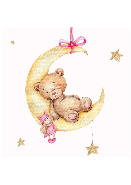 Ayda Sallanan Ayıcık Desen Renkli Dijital Baskı Yıkanabilir Kaymaz Taban Bebek ve Çocuk Odası Halısı fiyatları