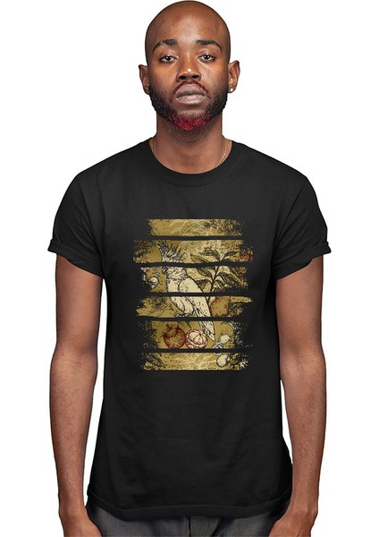 Sultan Papağanı Siyah Unisex Tişört T-Shirt modelleri