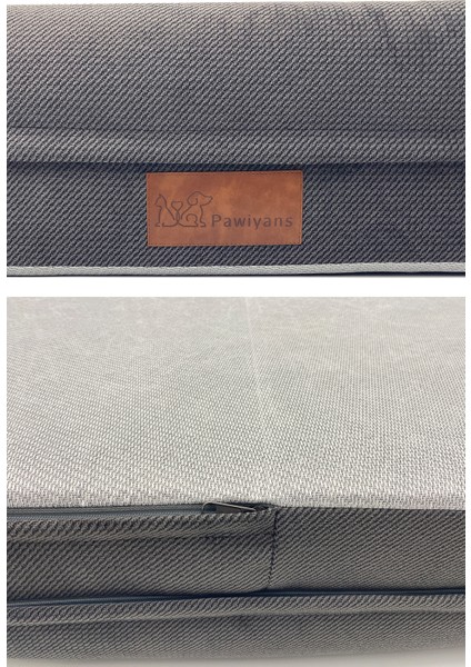 Coch Box Üst Kalite Köpek Yatağı Süngerli Sıvı Geçirmez Alezli. %100 Elyaflı. 2 Fermuarlı