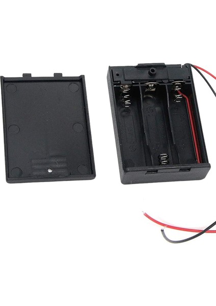Pil Yuvası 3 Lü Kapaklı Switchli (Aa) (IC-233E) fiyatları
