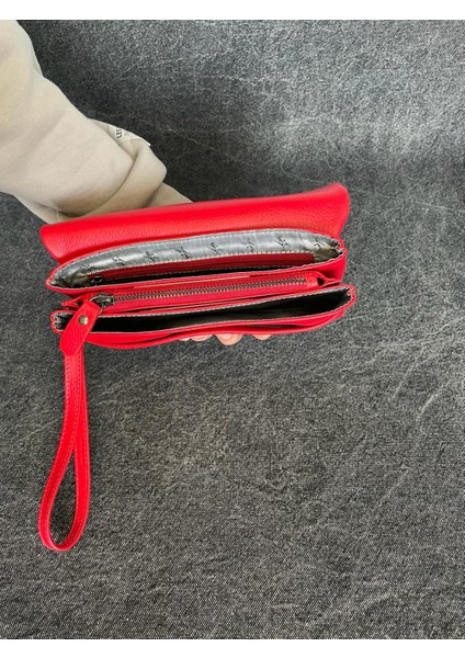 SL-312 Hakiki Deri Çok Işlevli Özel Portföy Kartlık Bölmeli El Çantası 22,5 Cm×13,5 cm Sanat Leather fiyatları