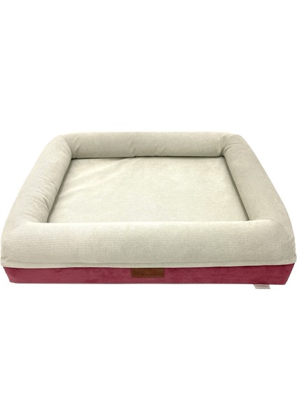 Coch Box Üst Kalite Köpek Yatağı Süngerli Sıvı Geçirmez Alezli. %100 Elyaflı. 2 Fermuarlı