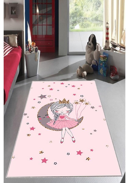 Desenli Renkli Dijital Baskı Yıkanabilir Kaymaz Taban Modern Çocuk Halısı ve Yolluk.