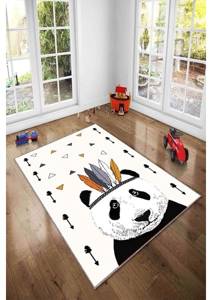 Desenli Renkli Dijital Baskı Yıkanabilir Kaymaz Taban Modern Çocuk Halısı ve Yolluk.