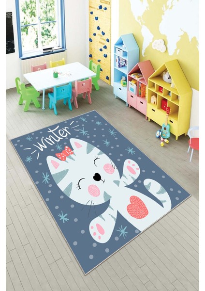 Desenli Renkli Dijital Baskılı Yıkanabilir Kaymaz Taban Modern Mutfak Halısı (Süngersiz) fiyatları