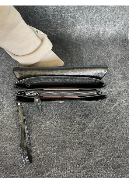 SL-312 Hakiki Deri Çok Işlevli Özel Portföy Kartlık Bölmeli El Çantası 22,5 Cm×13,5 cm Sanat Leather fiyatları