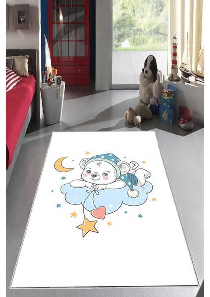 Desenli Renkli Dijital Baskı Yıkanabilir Kaymaz Taban Modern Çocuk Halısı ve Yolluk. fiyatları