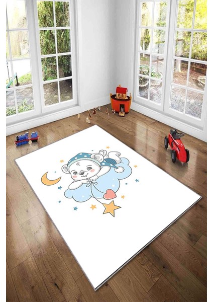 Desenli Renkli Dijital Baskı Yıkanabilir Kaymaz Taban Modern Çocuk Halısı ve Yolluk. modelleri