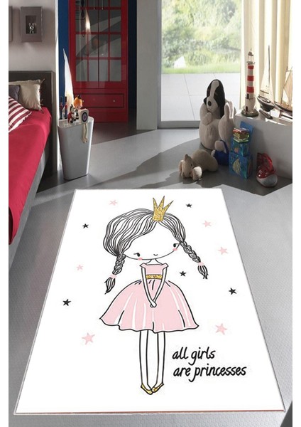 Desenli Renkli Dijital Baskı Yıkanabilir Kaymaz Taban Modern Çocuk Halısı ve Yolluk.