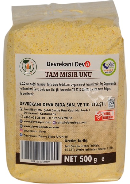 Devrekani Deva Mısır Unu 500 gr