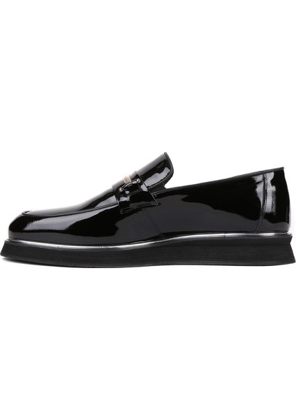 - Siyah Rugan Deri Bağcıksız Erkek Günlük Ayakkabı 250-3017 modelleri