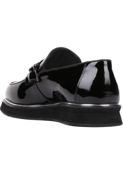 - Siyah Rugan Deri Bağcıksız Erkek Günlük Ayakkabı 250-3017 fırsatları