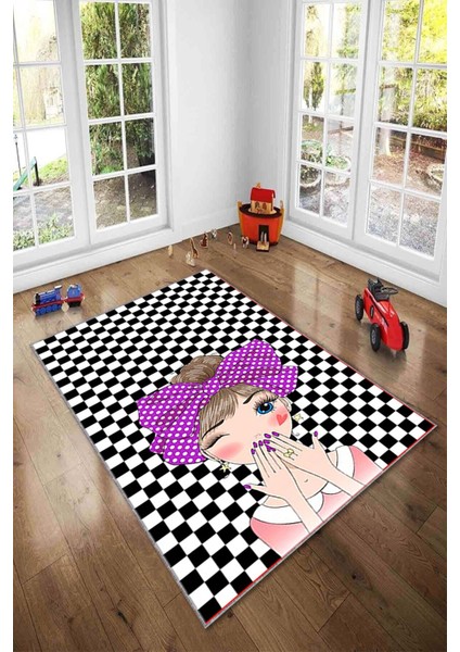 Desenli Renkli Dijital Baskı Yıkanabilir Kaymaz Taban Modern Çocuk Halısı ve Yolluk. modelleri