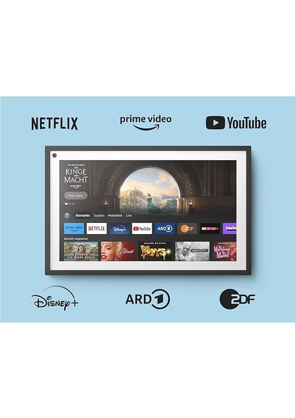 Echo Show 15+Fire Tv ve Kumanda Alexa 15.6’’ Akıllı Ekran