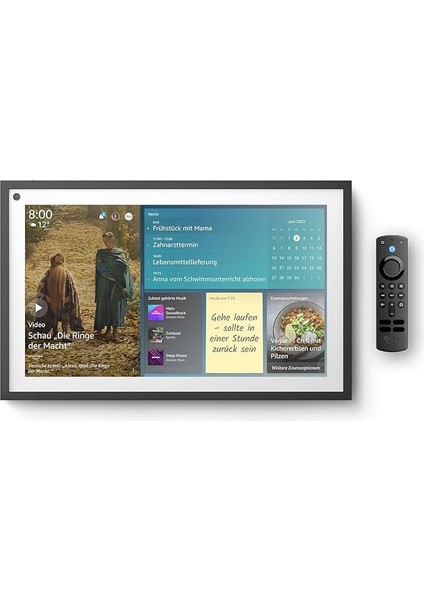 Echo Show 15+Fire Tv ve Kumanda Alexa 15.6’’ Akıllı Ekran