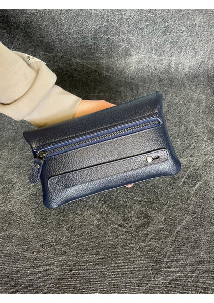 SL-312 Hakiki Deri Çok Işlevli Özel Portföy Kartlık Bölmeli El Çantası 22,5 Cm×13,5 cm Sanat Leather fırsatları
