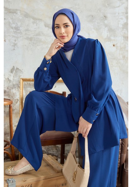 Linda Ceket Pantolon Takım - Indigo fırsatları