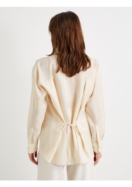 Gömlek Cep Detaylı Uzun Kollu fırsatları