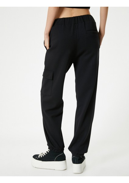 Kargo Jogger Eşofman Altı Cepli Kemer Detaylı fırsatları