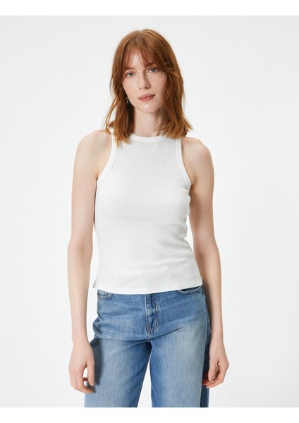 Fitilli Atlet Halter Yaka Basic