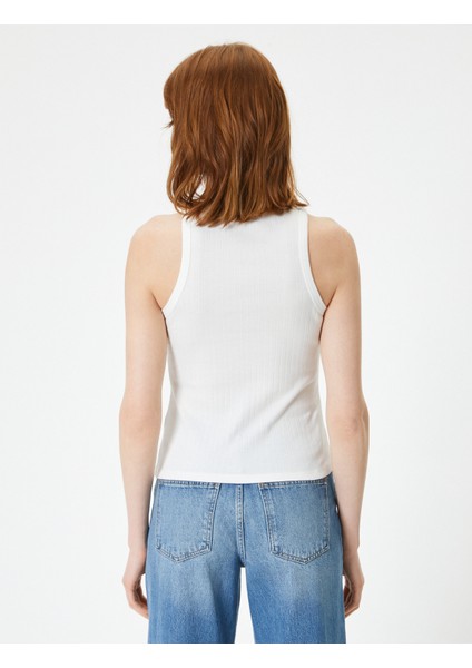 Fitilli Atlet Halter Yaka Basic
